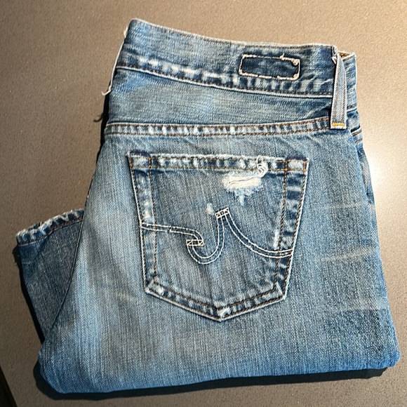 AG jeans size 27 Tomboy boyfriend fit distressed jean - Picture 5 of 5